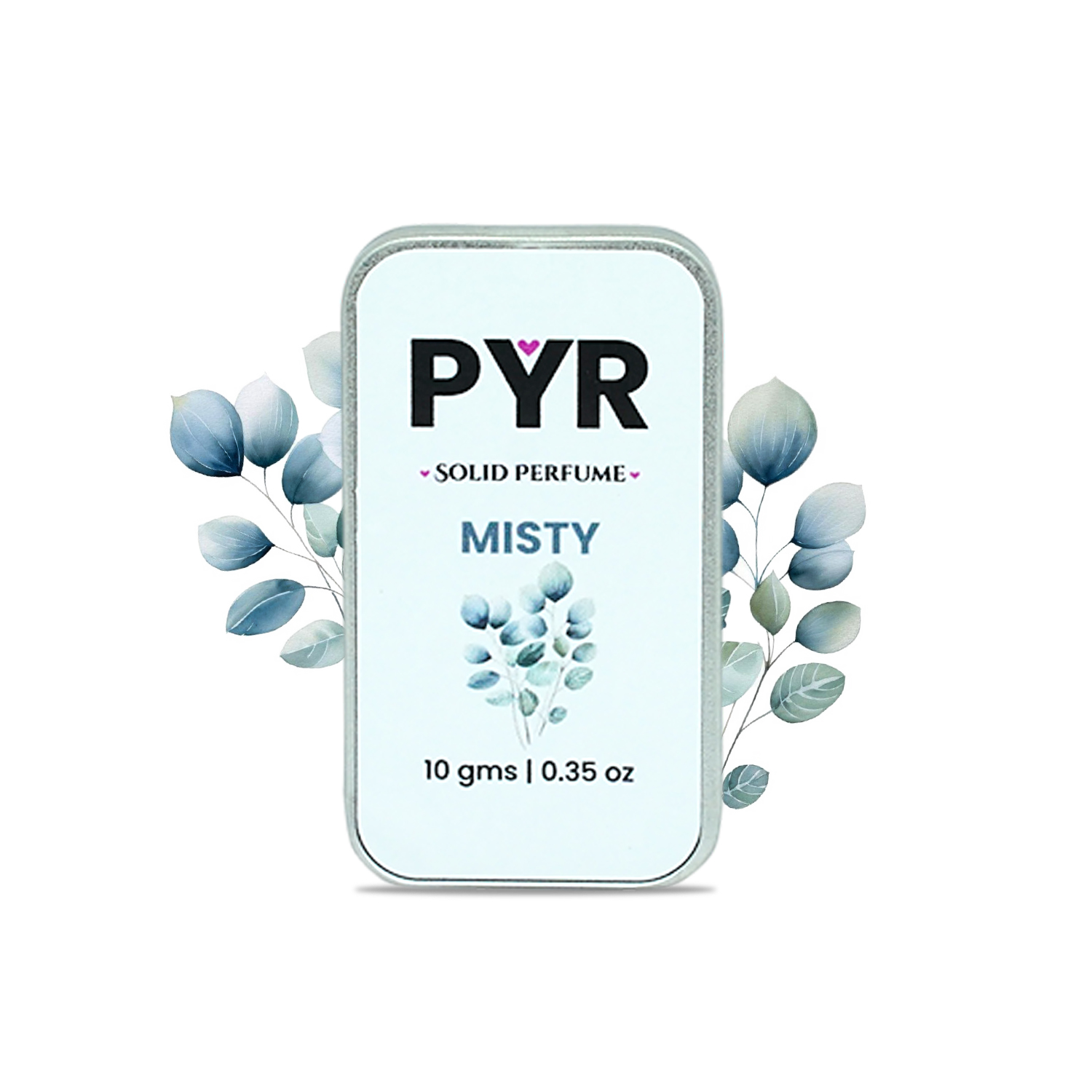 PYR Misty Solid Perfume  10g | Fresh & Airy Fragrance | Long-Lasting