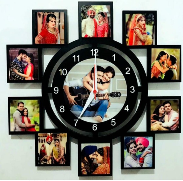 Photo frame with Diwali ghadi white