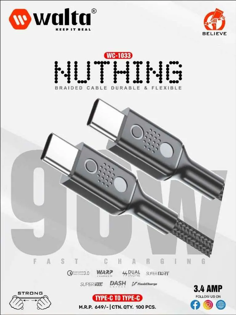 NUTHING TYPE C TO TYPE C