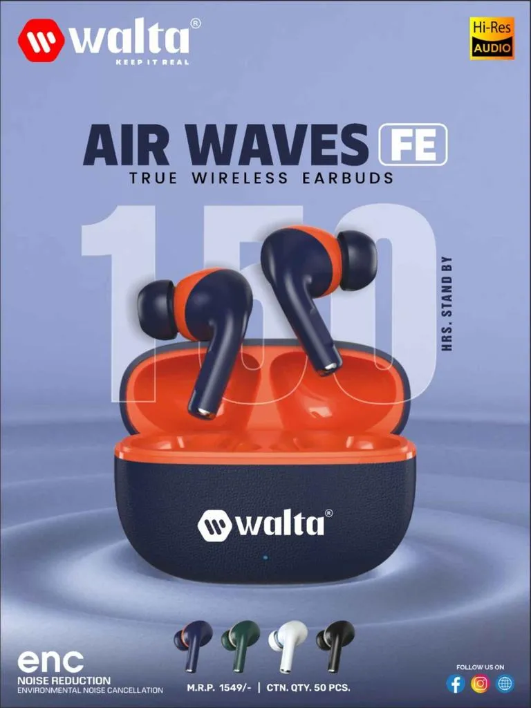 AIR WAVE SE/FE Earbuds navy blue