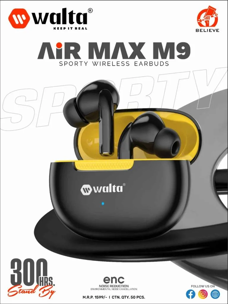 Air Max M9 Earbuds black