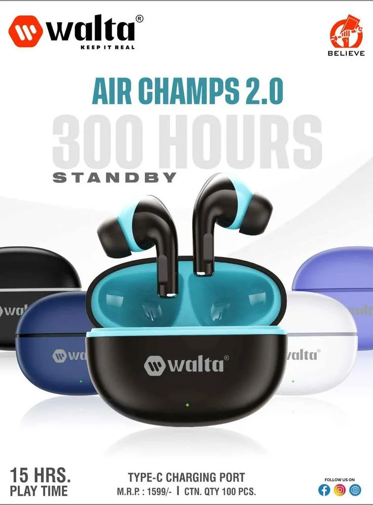 Air Champ 2.0 Z60 Earbuds black