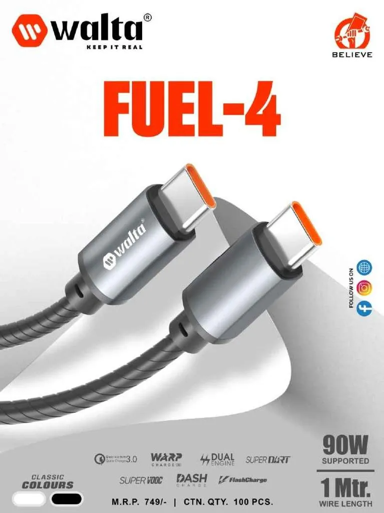FUEL 4 TYPE C TO TYPE C  Cable