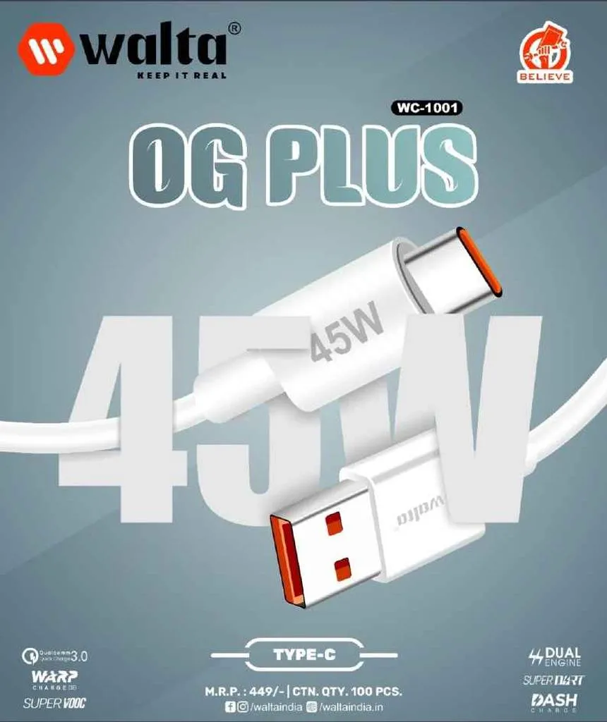 OG PLUS USB TO C  Cable