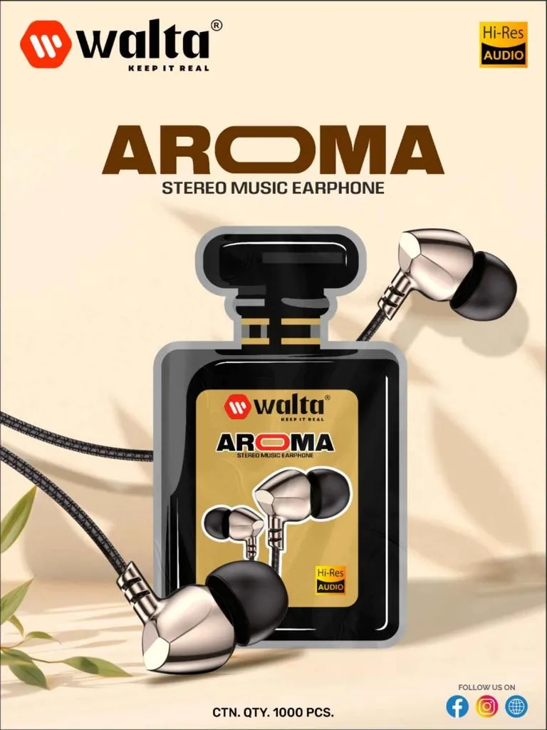 AROMA Earphone gold
