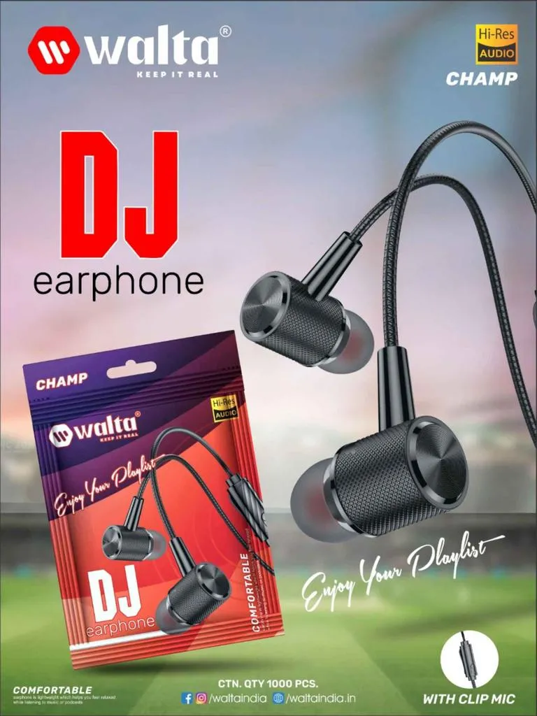 DJ Earphone black