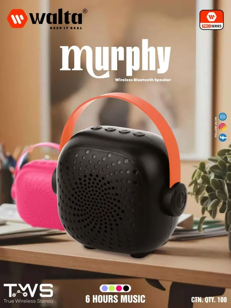 MURPHY SPEAKER black