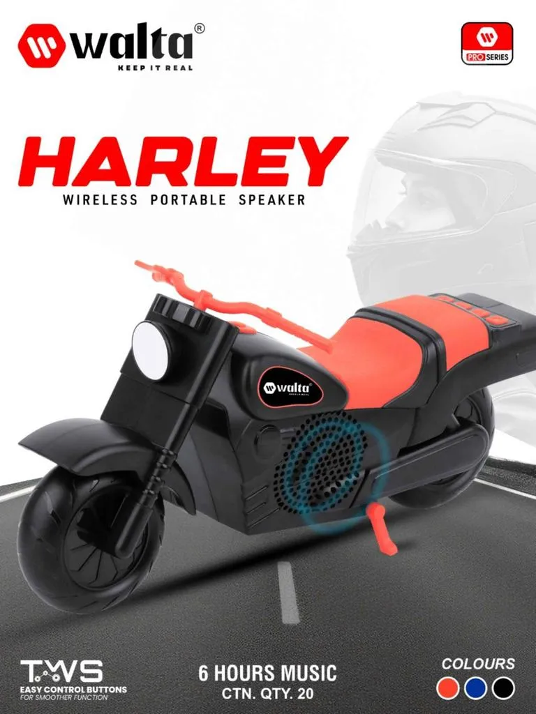 HARLEY SPEAKER black