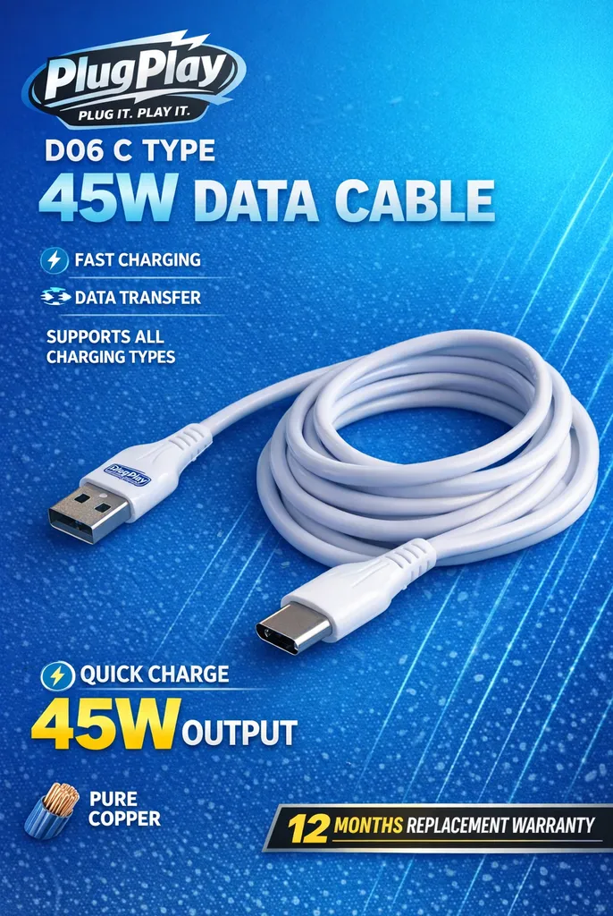 PP D06 TYPE C DATA CABLE