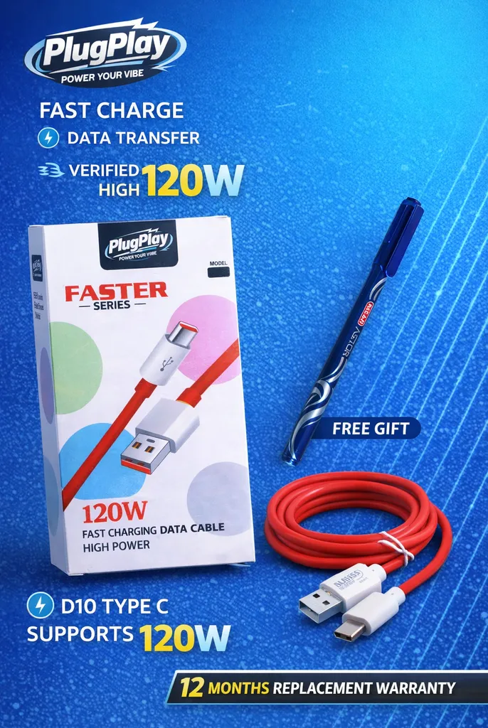 PP D10 TYPE C 120W DATA CABLE