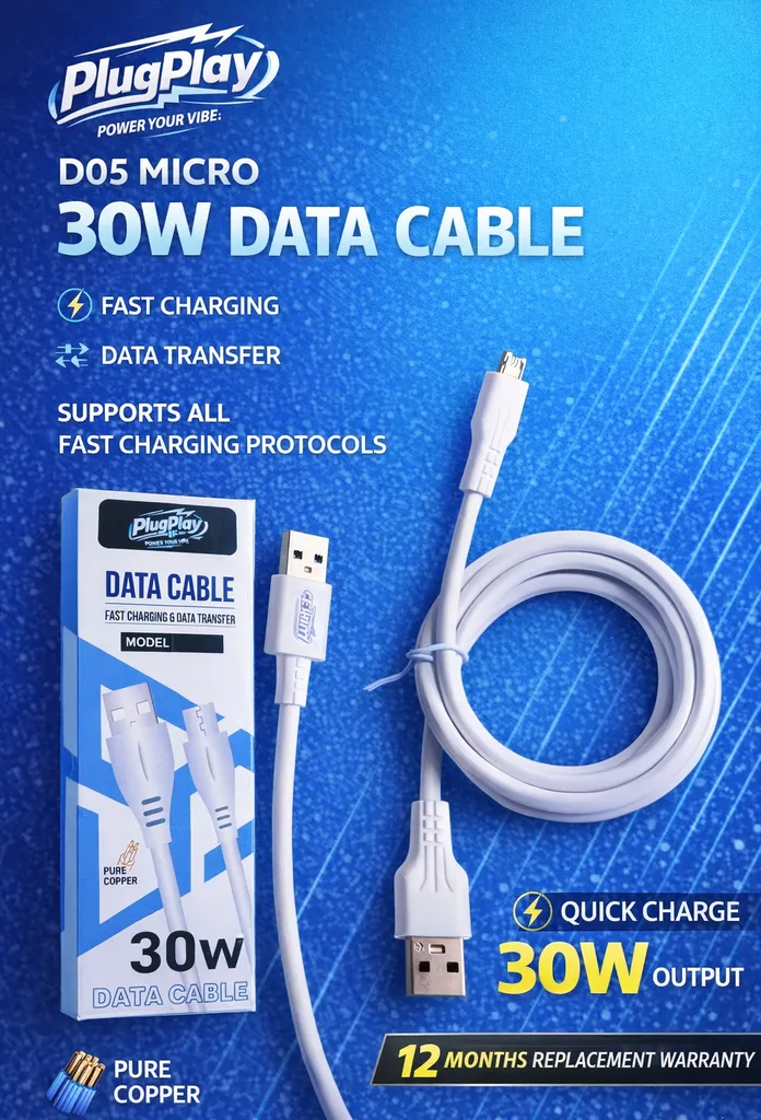 PP D05 30W MICRO CABLE WHITE