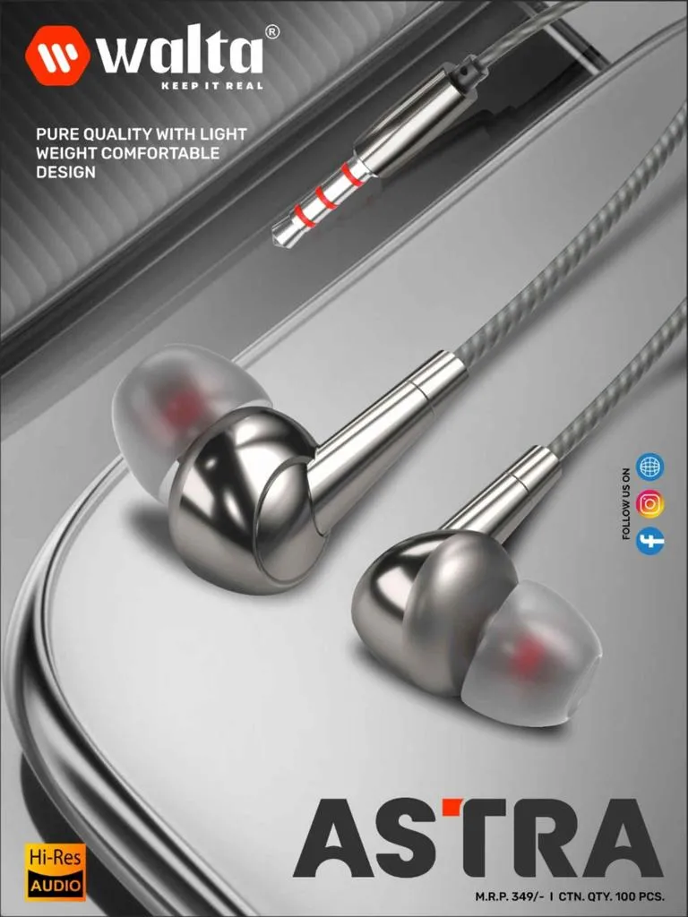 ASTRA Earphone gray