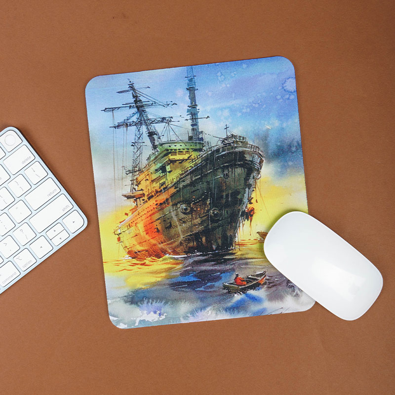PP05MP  Big Ship in ocean white