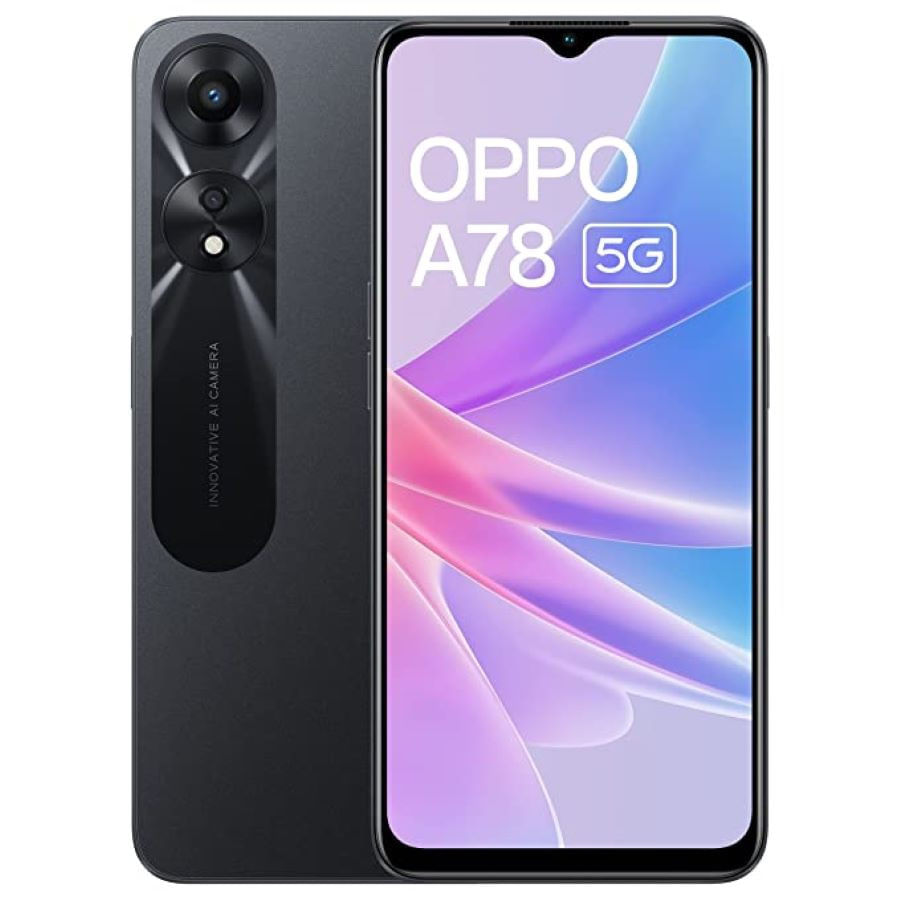 Oppo A78 5G Glowing Black 8GB 128GB - Mobile Phone | Buy online on ZillyBuy
