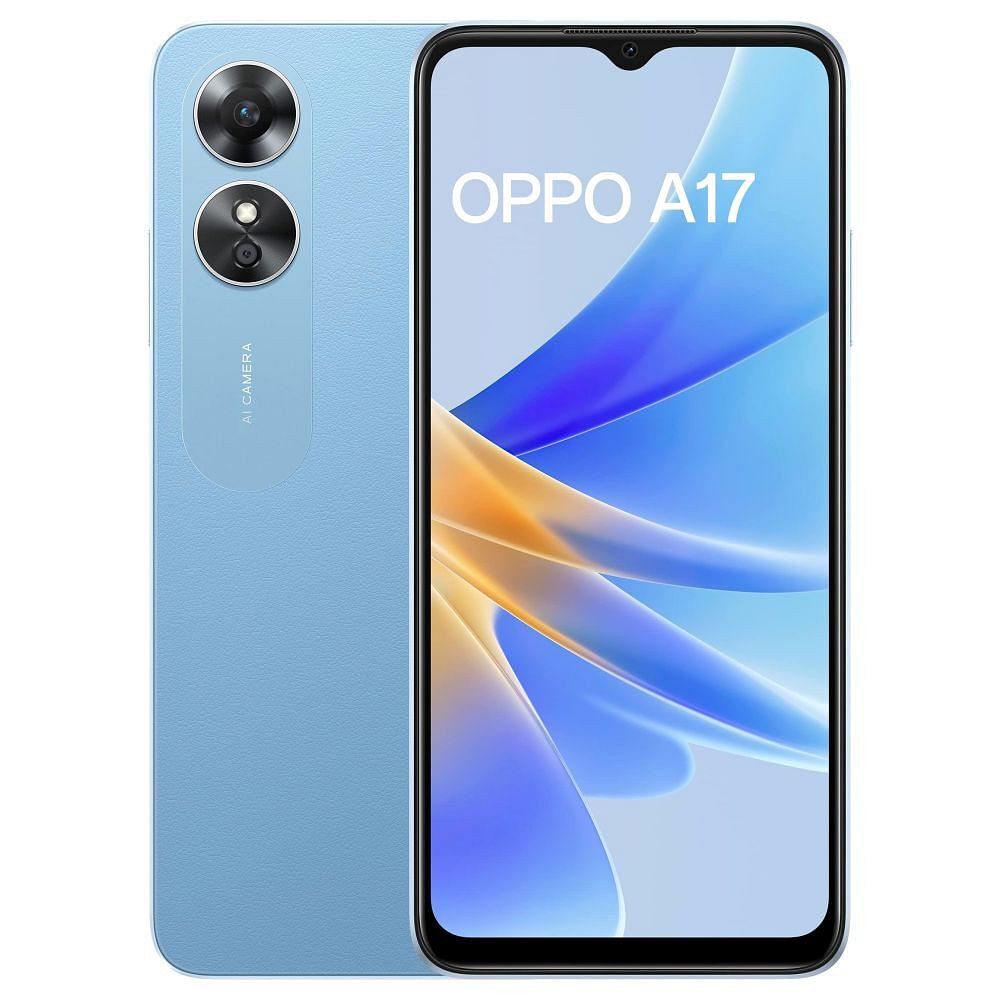 Oppo A17 Lake Blue 4GB 64GB - Mobile Phone | Buy online on ZillyBuy