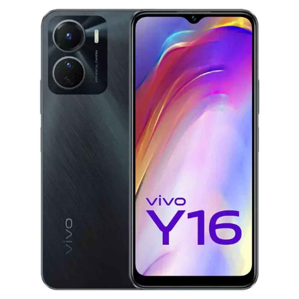 Vivo Y16 Stellar Black 3GB 64GB - Mobile Phone | Buy online on ZillyBuy
