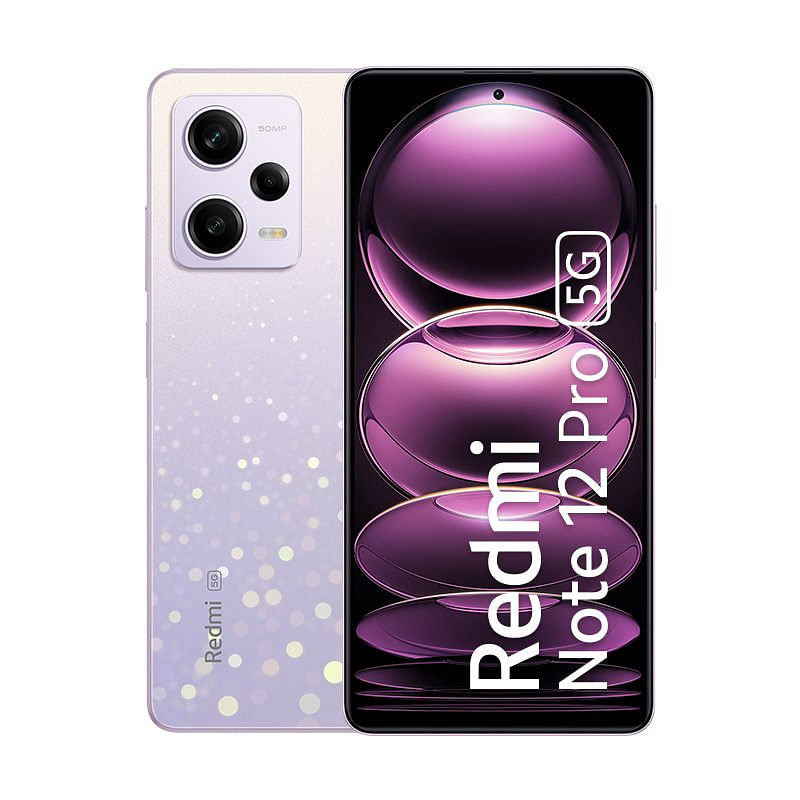 Redmi Note 12 Pro 5G Stardust Purple 8GB 128GB - Mobile Phone | Buy online on ZillyBuy