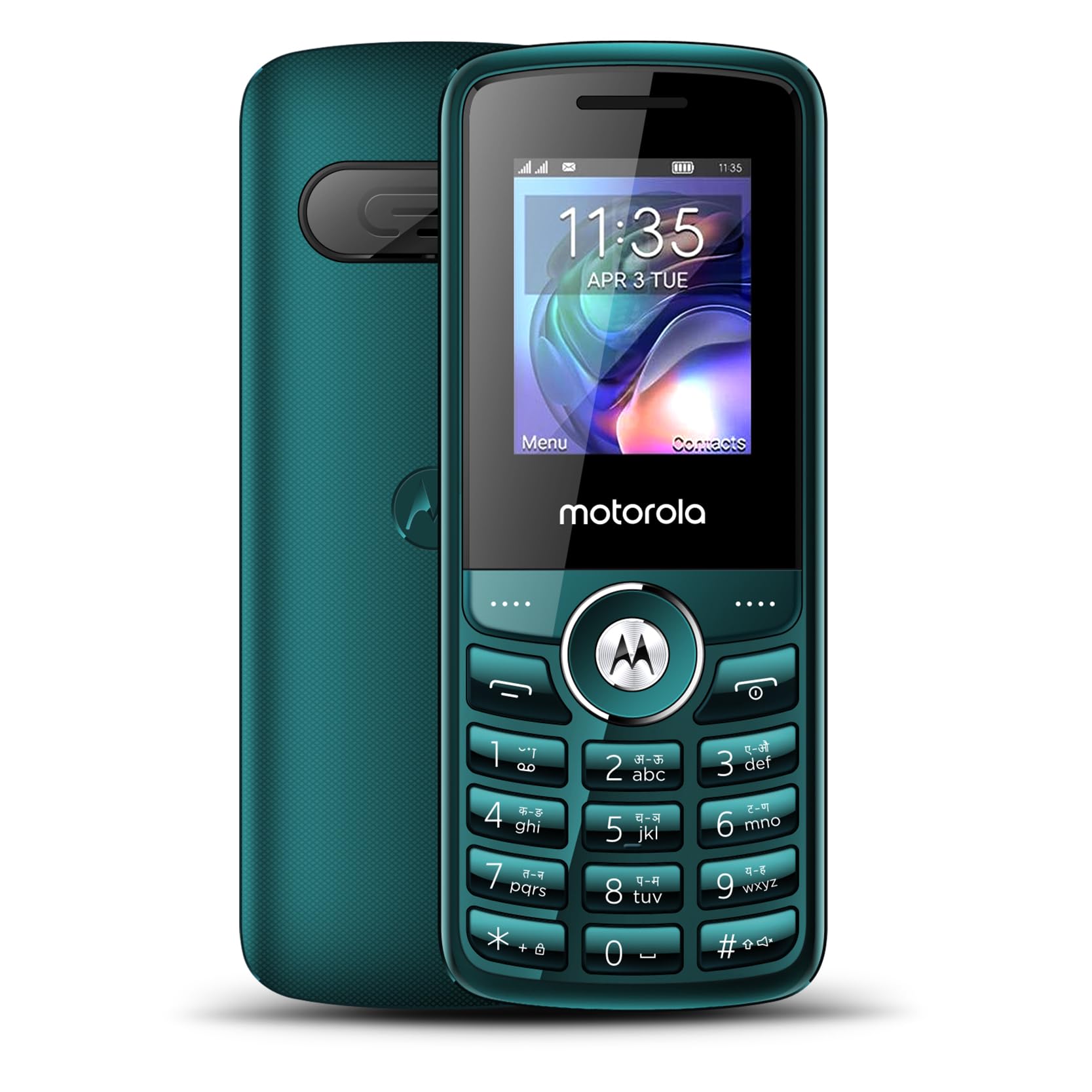 Motorola All-New A200 Dual Sim keypad Phone (with Voice Feature) | 2 Years Replacement | Long Lasting Battery | Built-in UPI Payments App | Wireless FM | Auto Call Recording (Teal Blue) - Mobile Phone | Buy online on ZillyBuy