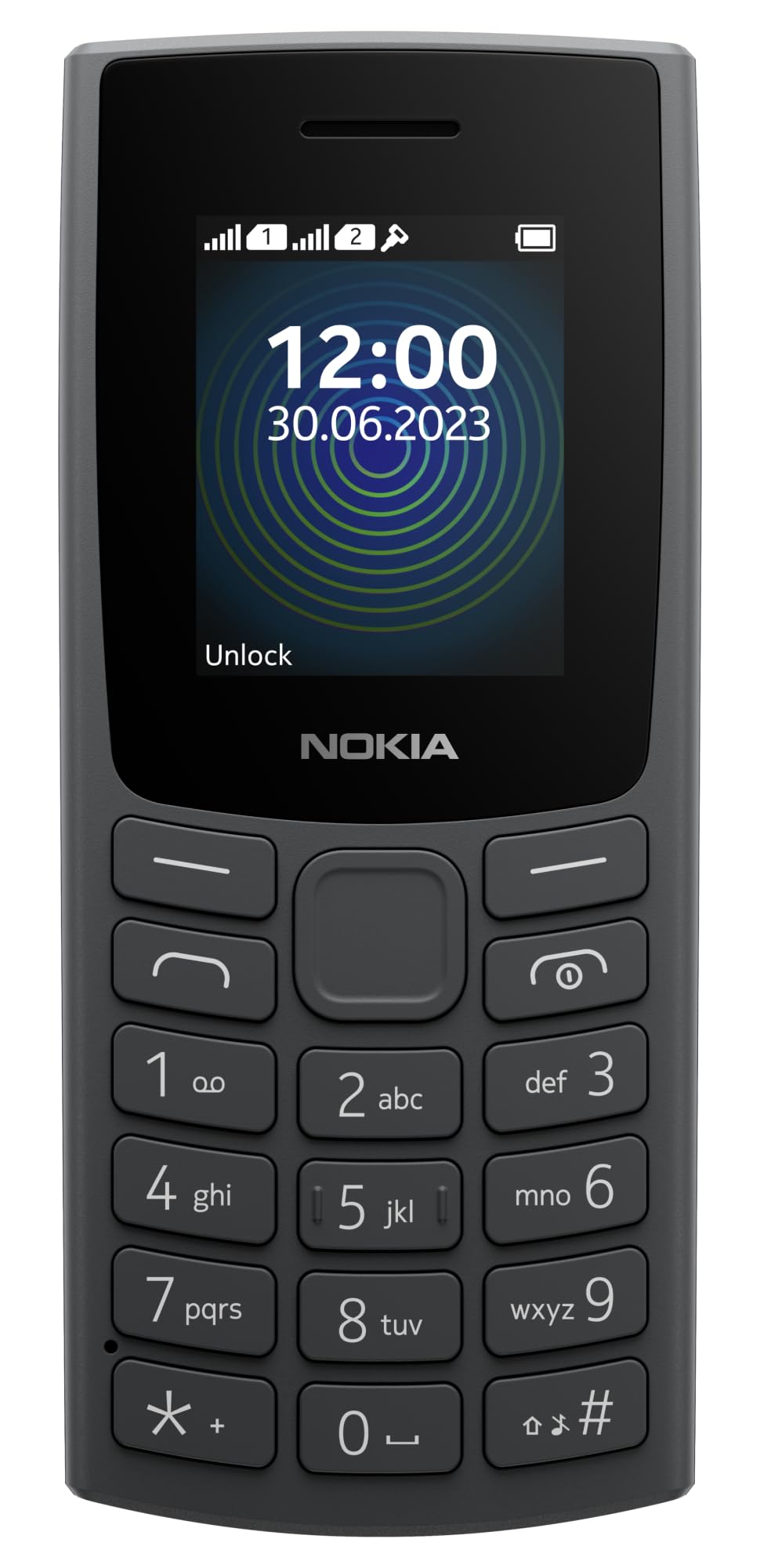 Nokia 110 with Built-in UPI App and Scan & Pay Feature, MP3 Player, Rear Camera, Long-Lasting Battery, and Voice Recorder | Charcoal - Mobile Phone | Buy online on ZillyBuy