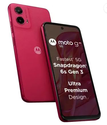 Motorola G45 5G (Viva Magenta, 8GB RAM, 128GB Storage) - Mobile Phone | Buy online on ZillyBuy