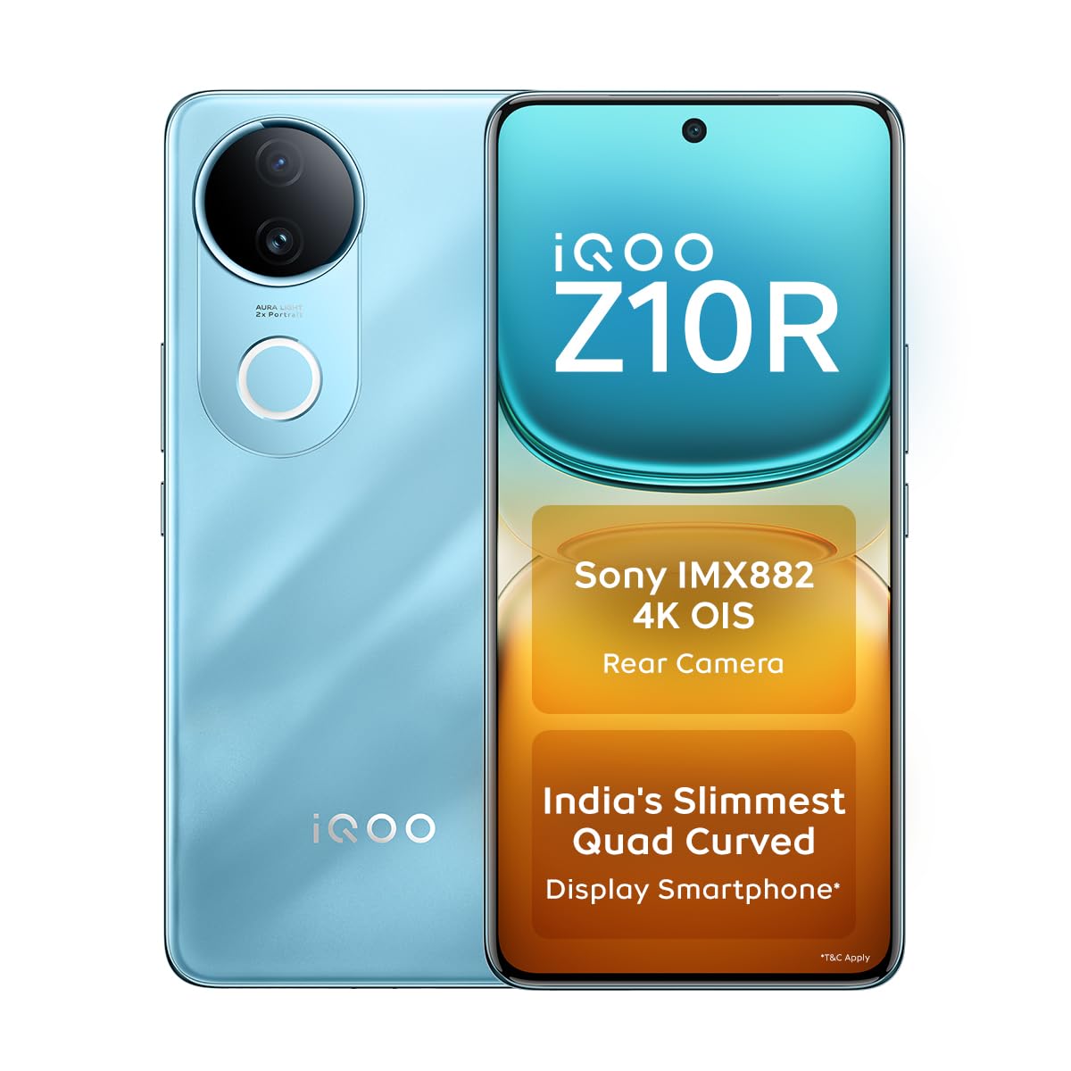 iQOO Z10R 5G (Aquamarine, 8GB RAM, 128GB Storage) - Mobile Phone | Buy online on ZillyBuy