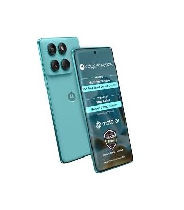 Motorola Edge 60 Fusion (Pantone Amazonite, 12GB RAM, 256GB Storage) - Mobile Phone | Buy online on ZillyBuy