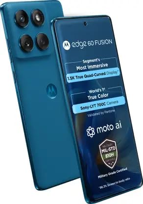 Motorola Edge 60 Fusion 5G (Pantone Mykonos Blue, 256 GB) (12 GB RAM)