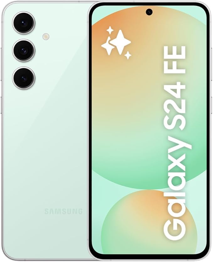 Samsung Galaxy S24 FE 5G (Mint, 8GB RAM+ 256GB Storage) | Exynos 2400e Processor Dynamic AMOLED Display | Dual Nano-SIM | 4700mAh Battery - Mobile Phone | Buy online on ZillyBuy
