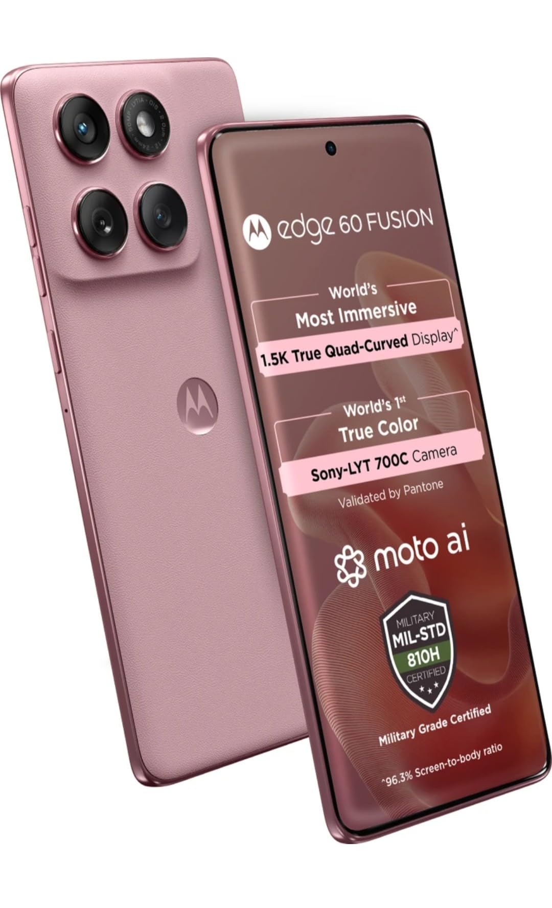 Motorola Edge 60 Fusion Xt2503 2 8 256 Gb Pan Tone Zephyr - Genuine Product - Mobile Phone | Buy online on ZillyBuy
