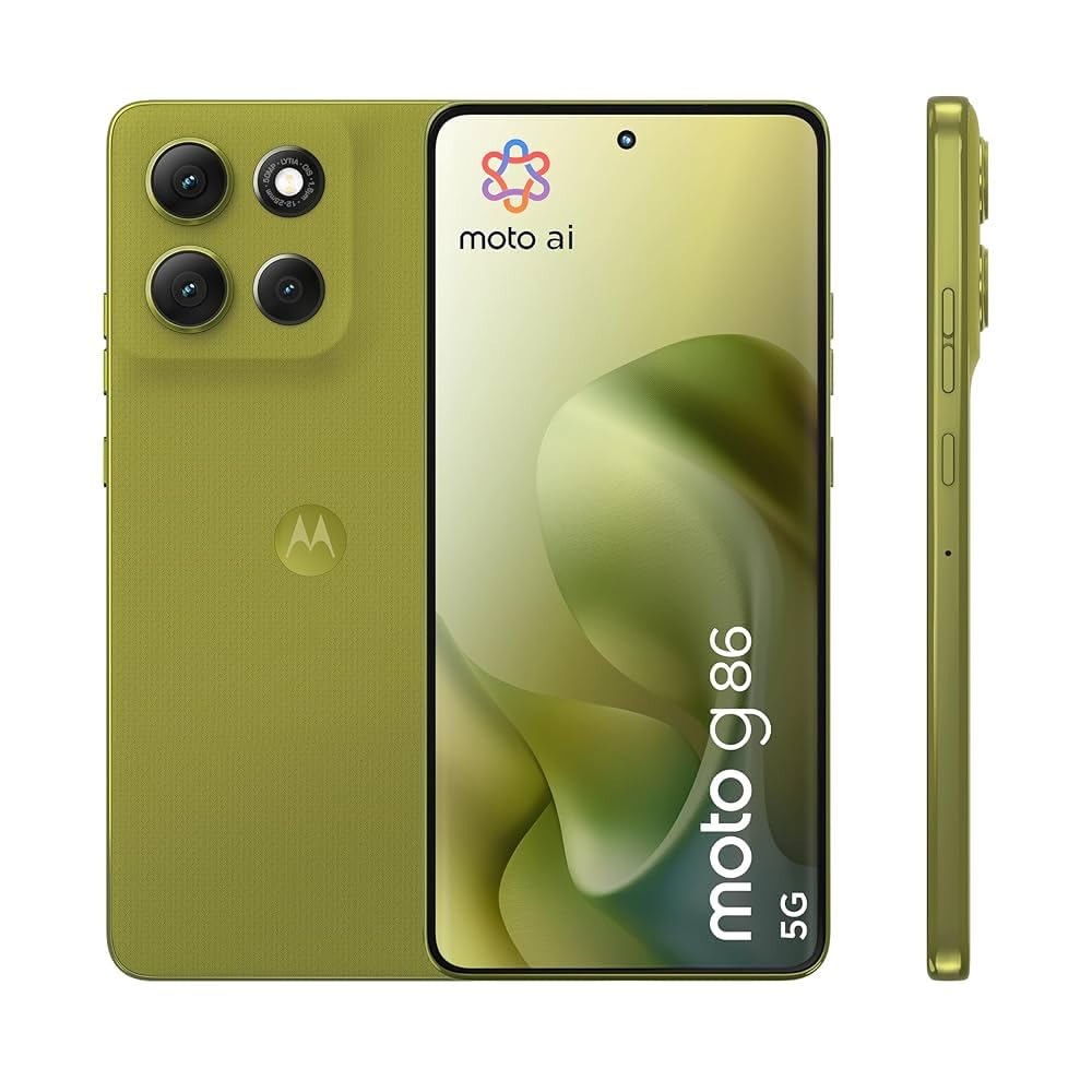 Motorola G86 Power 5G (Pantone Golden Cypres, 8GB RAM, 128GB Storage) - Mobile Phone | Buy online on ZillyBuy