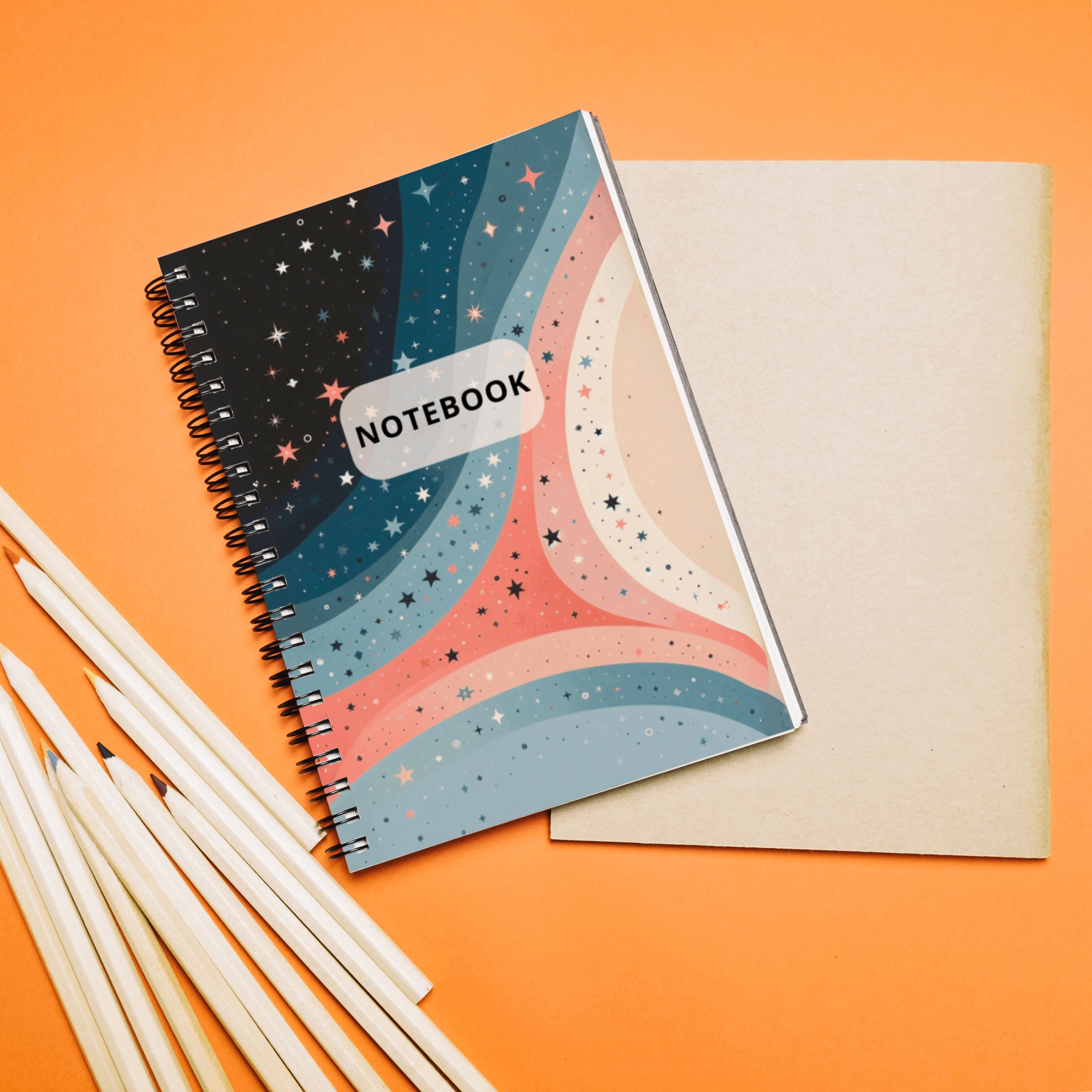 Prsthaa Spiral Binding Notebook, 5 Subject, 160 Pages, 90 GSM, Single Line - Stationery | Buy online on ZillyBuy