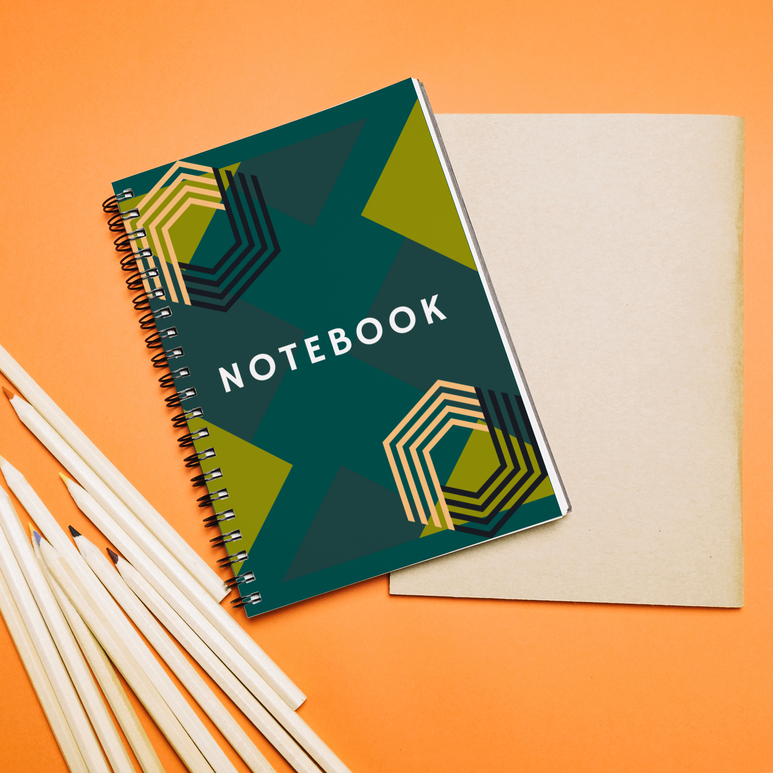 Prsthaa Hardbound Spiral Notebooka | A5 | 160 Undated Ruled Pages | 90 gsm Acid Free Paper | Open Flat and Write Comfortably - Stationery | Buy online on ZillyBuy