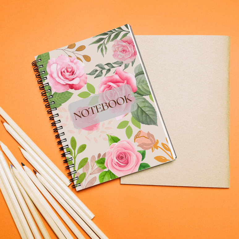 Prsthaa Hardbound Spiral Notebooka | A5 | 160 Undated Ruled Pages | 90 gsm Acid Free Paper | Open Flat and Write Comfortably - Stationery | Buy online on ZillyBuy