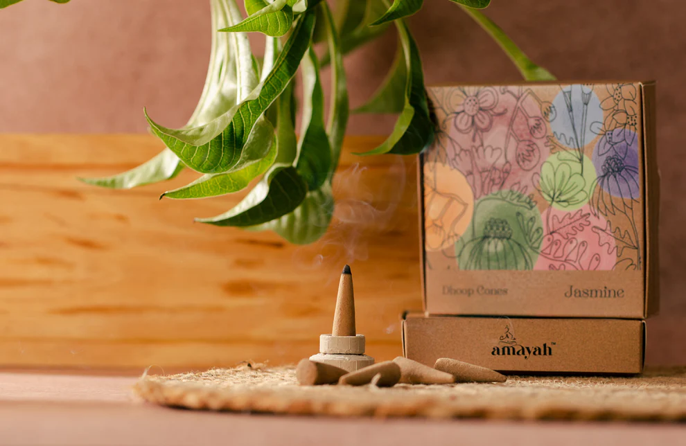 Amayah Incense Cones - Jasmine PACK OF 2 - Pooja Needs | Buy online on ZillyBuy