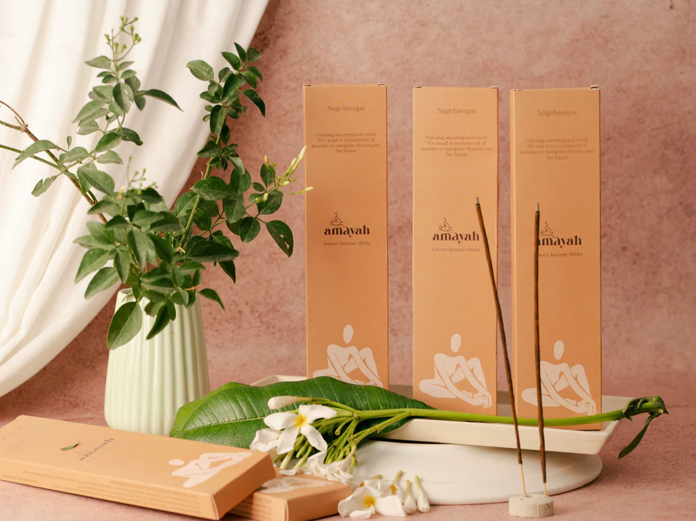Amayah Natural Incense Sticks - Nagchampa PACK OF 3 - Pooja Needs | Buy online on ZillyBuy