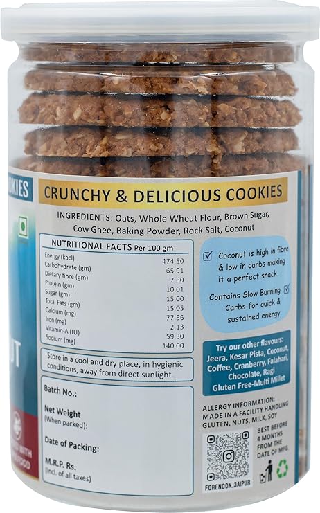 Fore Noon Coconut Oats Cookies