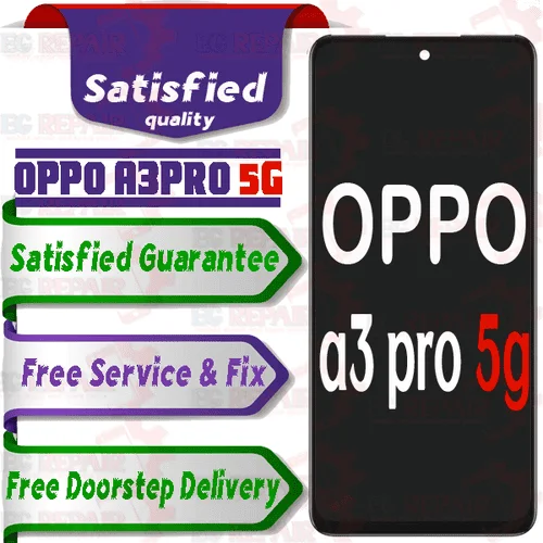 Oppo A3 pro 5g Combo LCD with Touch Screen for A3pro 5g  Black (display glass combo folder)normal - Smart Glasses | Buy online on ZillyBuy