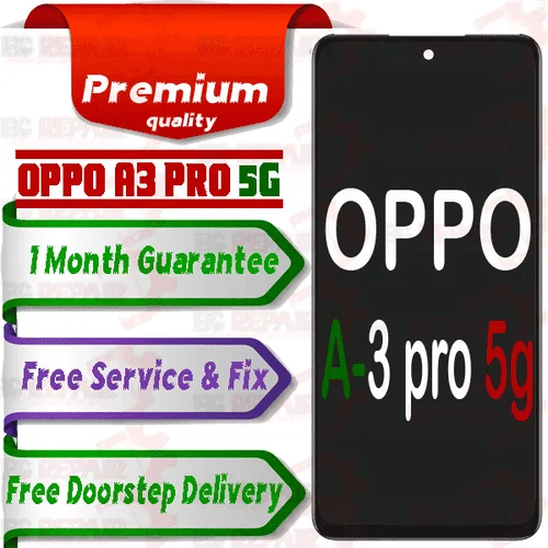 Oppo A3 pro 5g Combo LCD with Touch Screen for A3pro 5g  Black (display glass combo folder)premium - Smart Glasses | Buy online on ZillyBuy