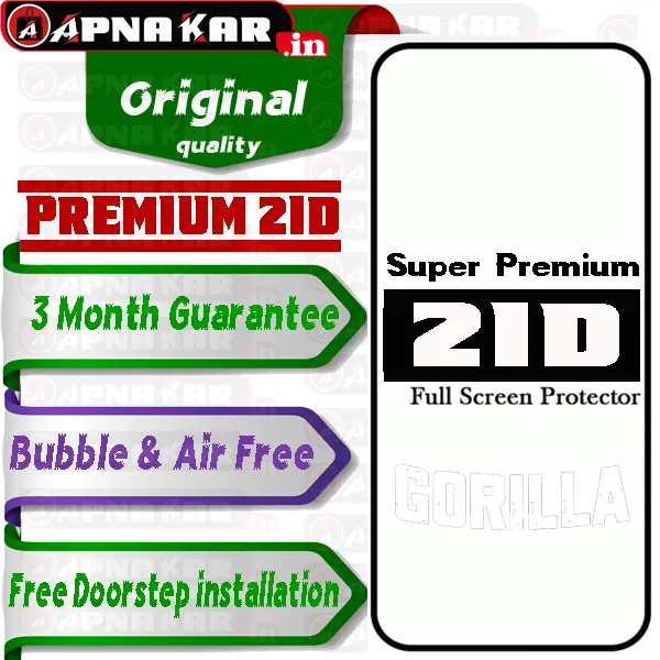 All Vivo Super Premium 21D Tempered Glass  21d ( super premium 21d tempered glass ) - Smart Glasses | Buy online on ZillyBuy