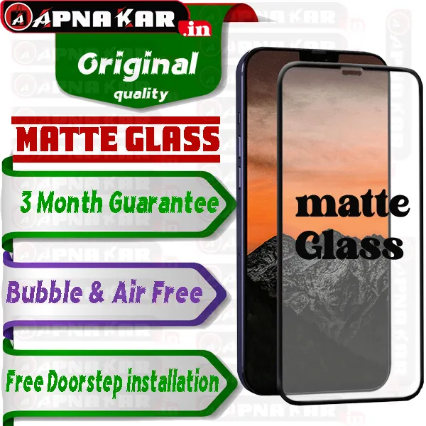All Oppo Matte original Tempered Glass -( matte original tempered glass ) - Smart Glasses | Buy online on ZillyBuy