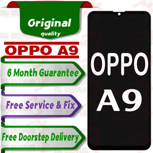 Oppo A9 Combo LCD with Touch Screen for A9  Black (display glass combo folder) - Smart Glasses | Buy online on ZillyBuy