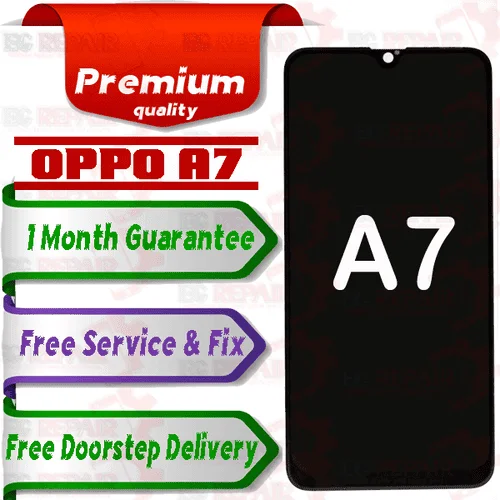 Oppo A7 Combo LCD with Touch Screen for A7 White (display glass combo folder) - Smart Glasses | Buy online on ZillyBuy