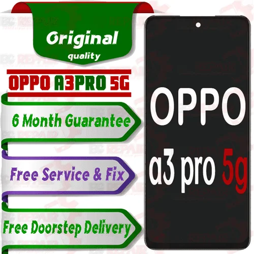 Oppo A3 pro 5g Combo LCD with Touch Screen for A3pro 5g white(display glass combo folder) - Smart Glasses | Buy online on ZillyBuy