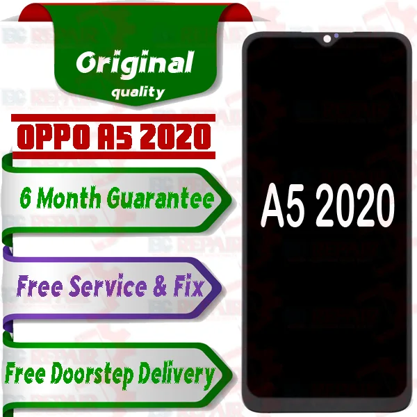 Oppo A5 2020 Combo LCD with Touch Screen for A5 2020 Black (display glass combo folder) - Smart Glasses | Buy online on ZillyBuy