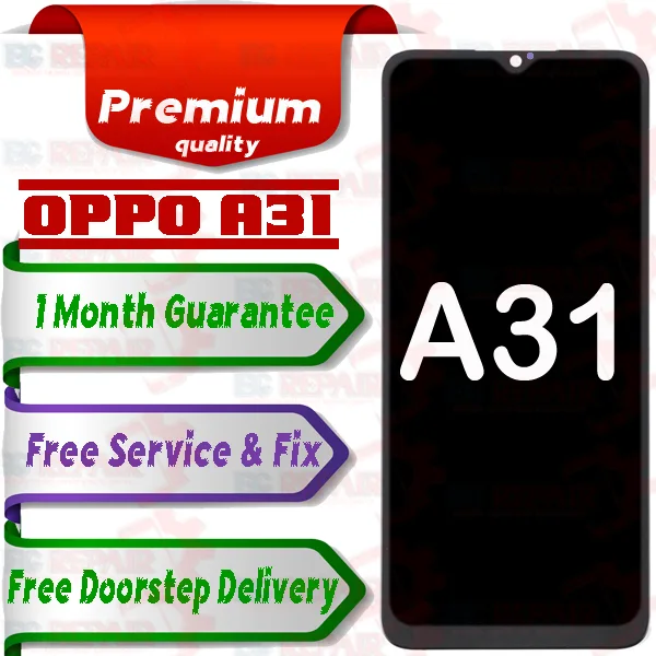 Oppo A31 Combo LCD with Touch Screen for A31 white (display glass combo folder) - Smart Glasses | Buy online on ZillyBuy