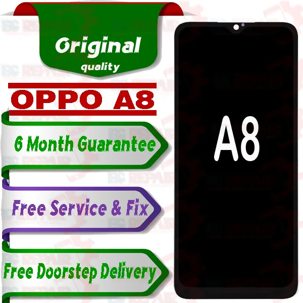Oppo A8 Combo LCD with Touch Screen for A8  white  (display glass combo folder) - Smart Glasses | Buy online on ZillyBuy