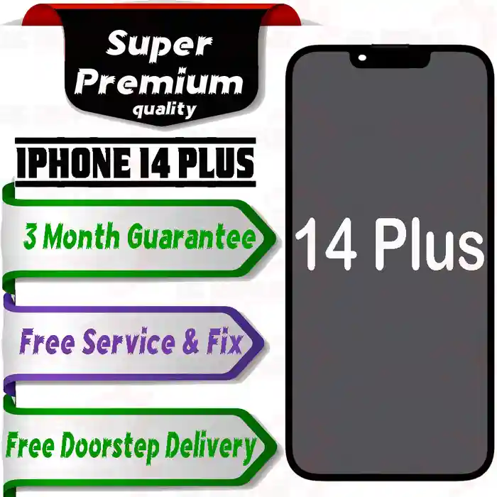 Apple iPhone 14 Plus  (display glass combo folder) Mobile Display LCD Screen With Touch. WHITE - Smart Glasses | Buy online on ZillyBuy