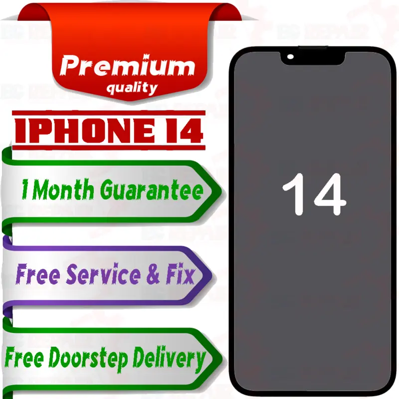 Apple iPhone 14  (display glass combo folder) Mobile Display LCD Screen With Touch - Smart Glasses | Buy online on ZillyBuy
