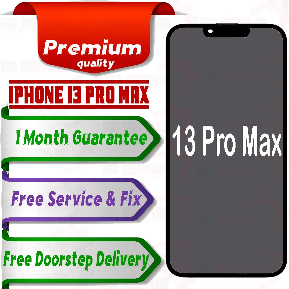 Apple iPhone 13 Pro Max  (display glass combo folder) Mobile Display LCD Screen With Touch.Black - Smart Glasses | Buy online on ZillyBuy