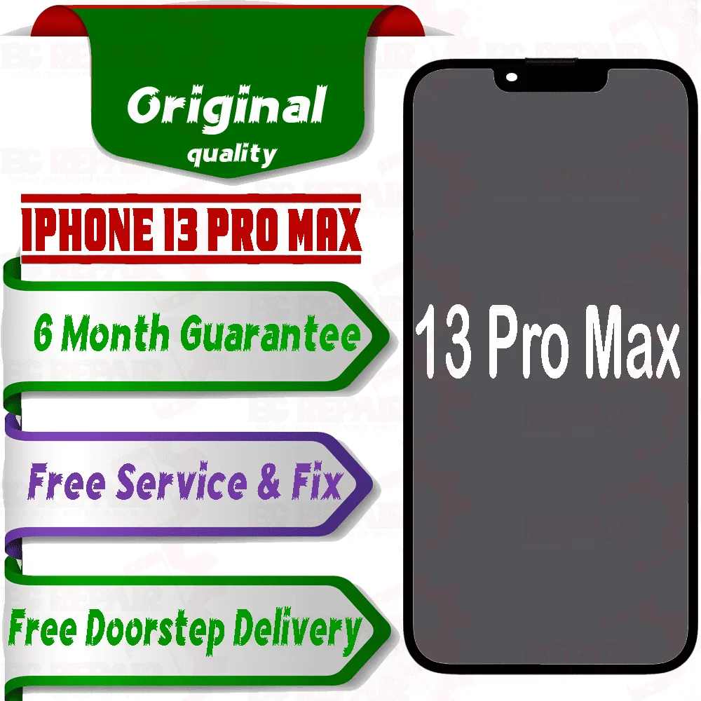 Apple iPhone 13 Pro Max  (display glass combo folder) Mobile Display LCD Screen With Touch. Black - Smart Glasses | Buy online on ZillyBuy